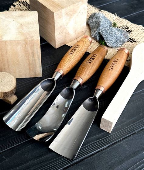 Sculpture Chisels Set, Wood Carving Kit 3pcs for Sculpting, Large ...