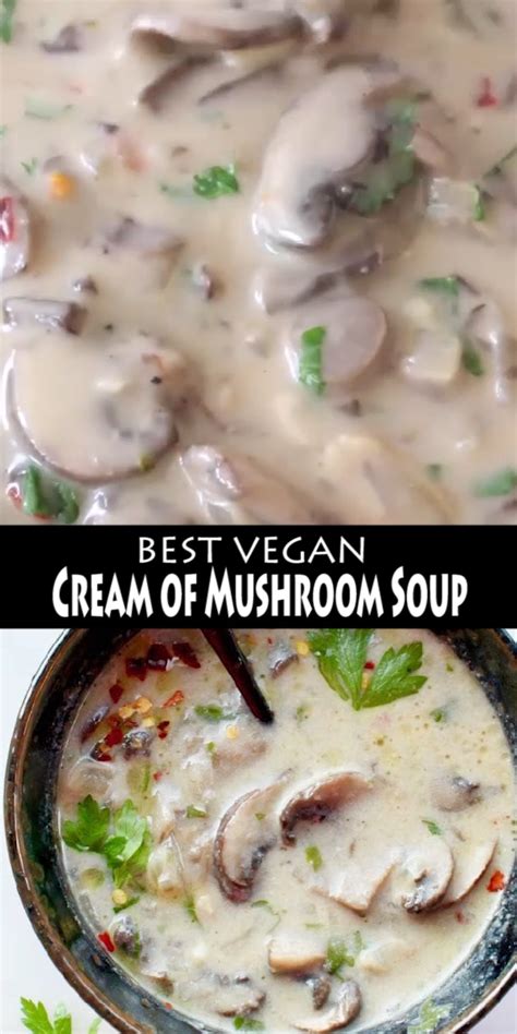 Vegan Cream Of Mushroom Soup Artofit