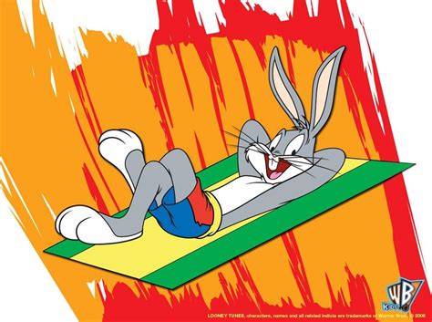 Bugs Bunny Relaxing On Beach By Darkticklermad83 On Deviantart