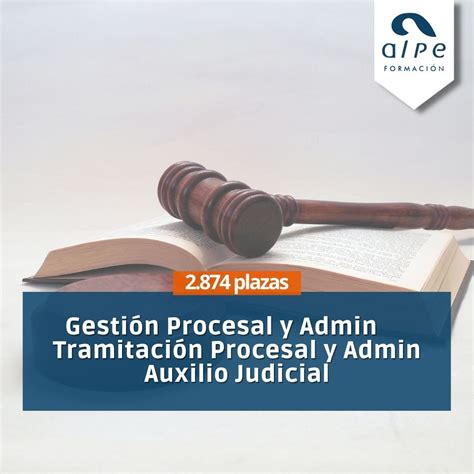 2 874 plazas convocadas para Gestión Tramitación y Auxilio Judicial