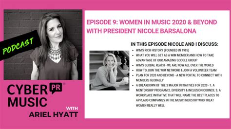 The Cyber Pr Music Podcast Ep Women In Music And Beyond With