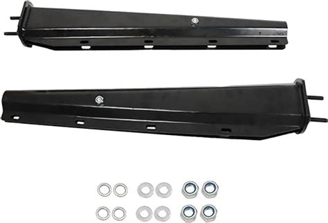 GXYWADY 1 Pair 30 Black Mud Flap Hanger Set 2 1 2 Bolt Spacing Spring