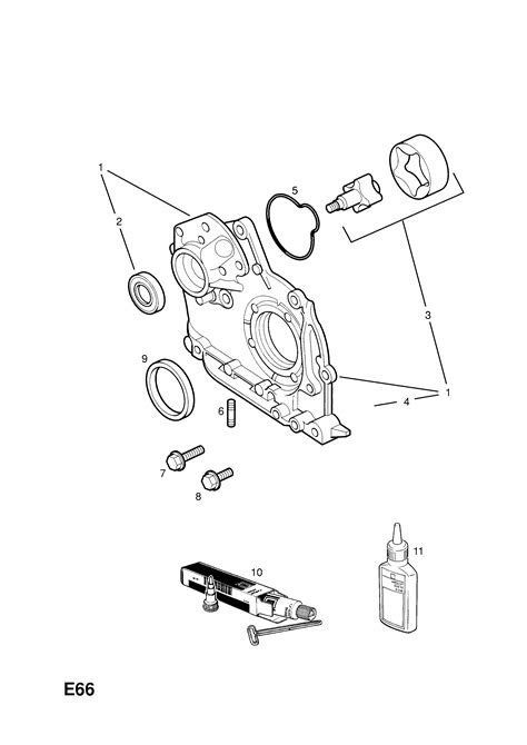 Vauxhall Astra H Oil Pump And Fittings Epc Online Webautocats