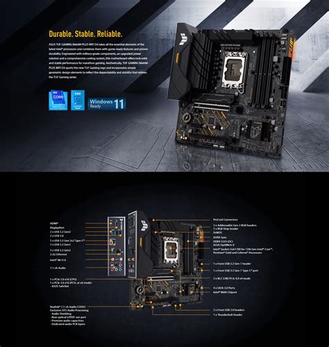 ASUS TUF GAMING B660M-PLUS WIFI D4 (ONLY BUILD)