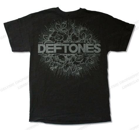 Camiseta de algodón para hombre y mujer camisa de moda de Deftones