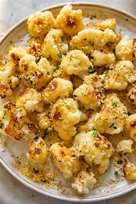 Garlic Butter Sautéed Cauliflower With Breadcrumbs Vikalinka