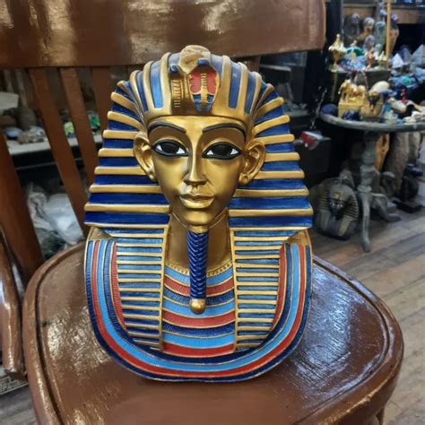 TUTANKHAMUN PHARAONIC FUNERARY Mask Authentic Ancient Egyptian