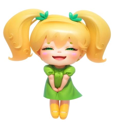 Premium Vector Kawaii Blonde Princess