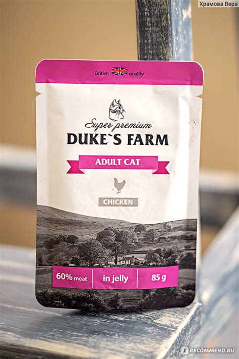 Корм для кошек Duke’s Farm chicken - «Вкусно, но дорого - Корм для ...