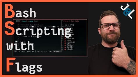 Creating A Bash Script Using Flags Youtube