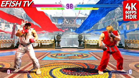 Ryu Vs Ken Lv 8 Cpu And Classic Control Street Fighter 6 Ps5 4k