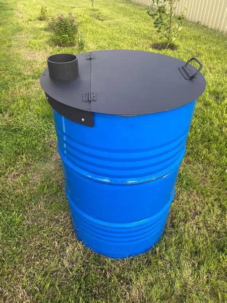 Характеристики Крышка на бочку 200 литров для сжигания мусора, металл 1 ...