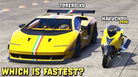 Gta Hakuchou Drag Vs Torero Xo Which Is Fastest Youtube