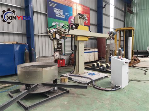 Stainless Steel Tank And Dish Head Polishing Machine Xinyida