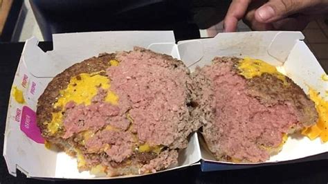 Mcdonalds Customer Finds Beef In Her Burger Is Raw Daily Mail Online