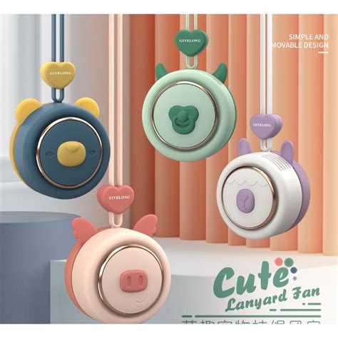 Mua Quạt mini tích điện đeo cổ không cánh siêu dễ thương sạc pin usb hot trend 2022 giá rẻ nhất