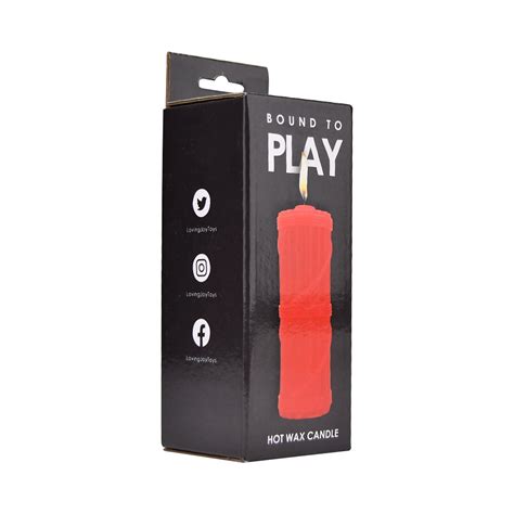Bound To Play Hot Wax Candle Red UK Playroom