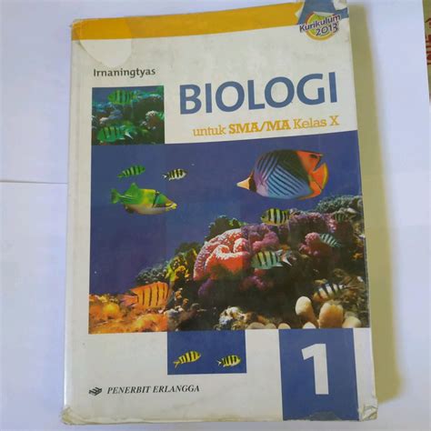 Buku Biologi Kelas Penerbit Erlangga Irnaningtyas Berbagai Buku