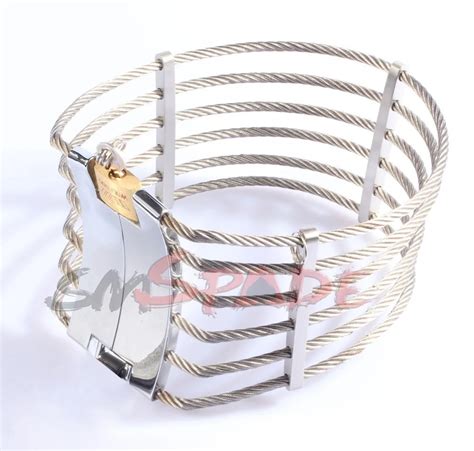 New Stainless Steel Collar Sex Posture Slave Wire Collar With Lock Joints Sex Restraint Collar