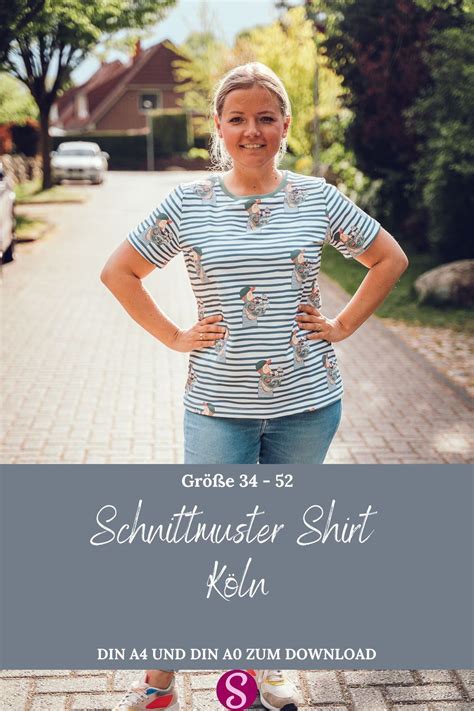 Schnittmuster T Shirt K Ln F R Damen Von Pech Schwefel In