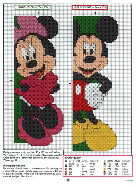 Gildene Artes Em Ponto Cruz Minnie E Mickey Em Ponto Cruz