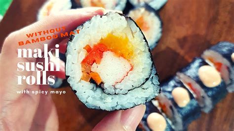 MAKI SUSHI ROLLS Step By Step Sushi At Home Make Your Own Maki