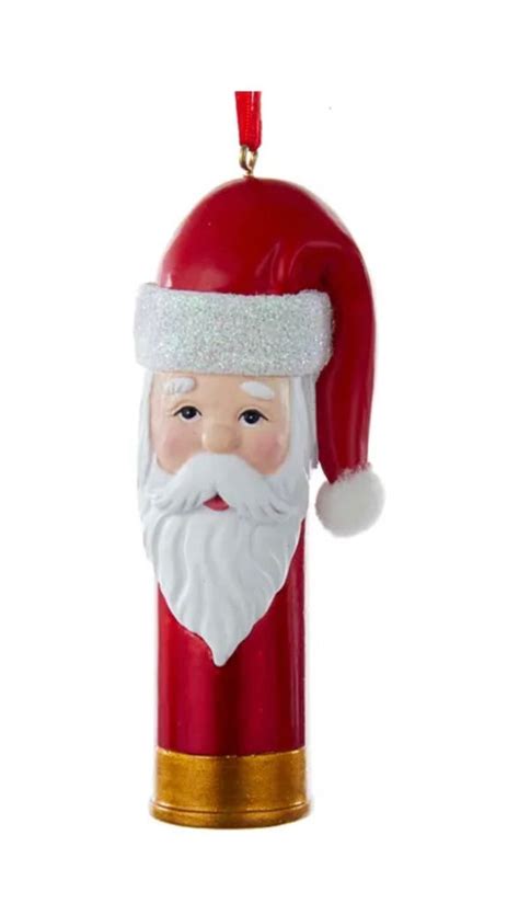 Shotgun Shell Santa Ornament The Cottage Basket