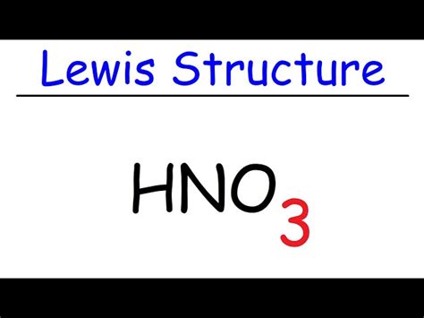 hno lewis structure nitric acid video summary  qa glasp