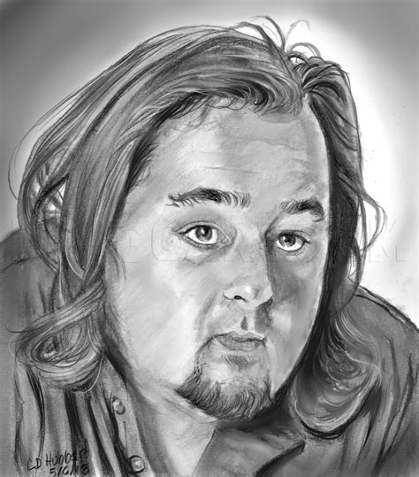 How To Draw Chumlee, Pawn Stars, Austin Russell, Drawing, Step by Step