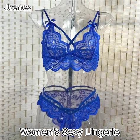 High Quality Women S Sexy Lingerie Set Multi Color Split Lace Bra Temptation Erotic Comfort