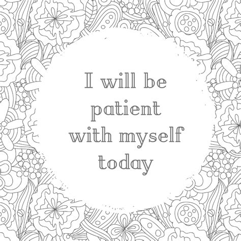 Mental Health Coloring Pages Printable