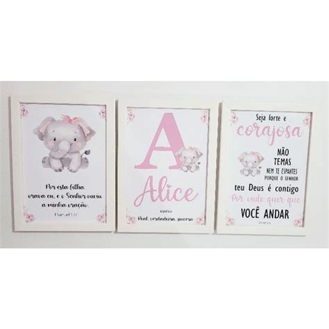 Kit Quadros Decorativos Menina Nome Alice E Significado Descubra