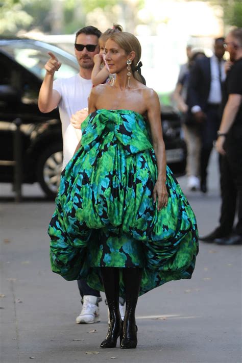 Celine Dion Rolls Out All The Fashion Porn In Paris