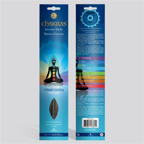 Chakras Vishuddha Incense Sticks Pack Fifth Chakra