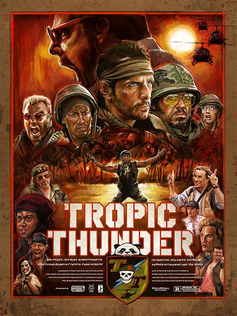 Tropic Thunder Film Poster On Behance