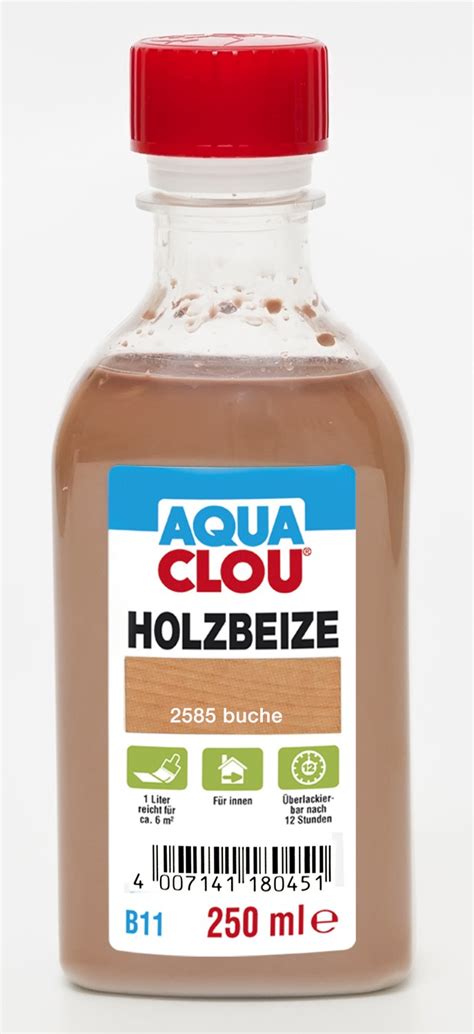 Holzbeize Aqua Clou Buche Ml Bei Edingershops De