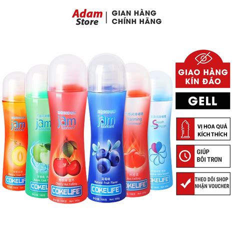 Gel bôi trơn quan hệ miệng Oral sex Cokelife gel bôi trơn hương trái cây chai ml
