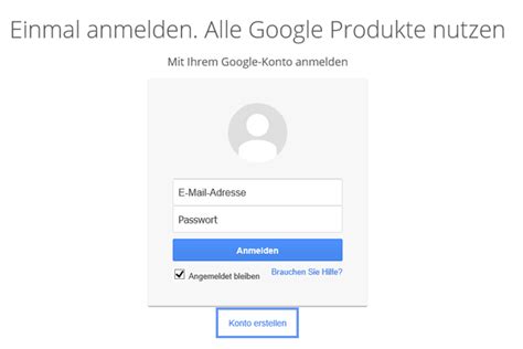 Anleitung Kostenloses Google Konto Anlegen