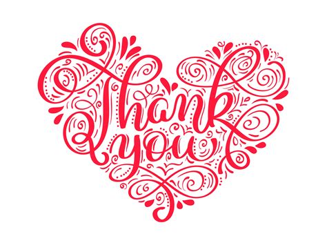 Thank You Fancy Font - printable