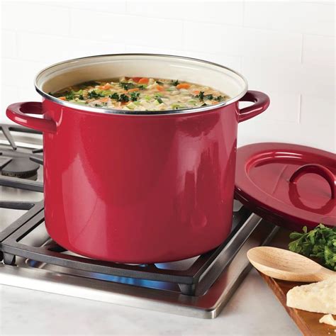 12 Quart Induction Enamel Stockpot Cooking For A Crowd Rachael Ray