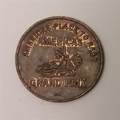 America S Grand Prix Pepsi Arcade Game Token Mm Ebay