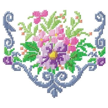 Floral Embroidery Design | AnnTheGran