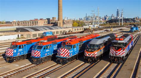 The Metra line-up | Train photography, Train pictures, Diesel locomotive