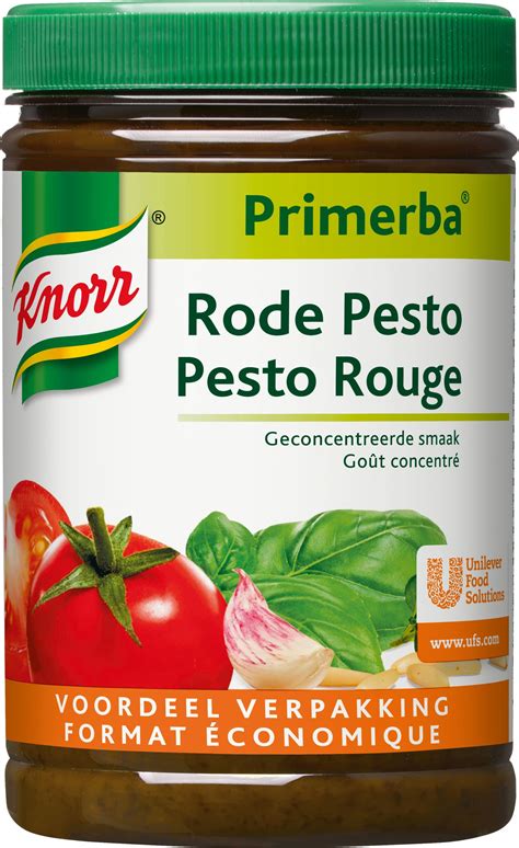 Knorr Kruiden Primerba Rode Pesto 700gr Online Kopen Nevejan