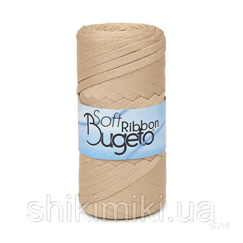 Купить Плоский полиэфирный шнур Bugeto Soft Ribbon, цвет Кремовый, цена ...