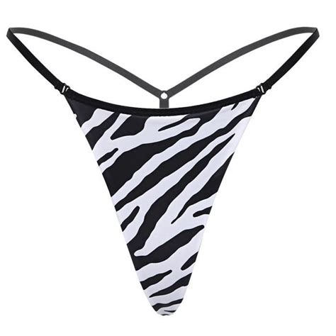 Inhzoy Sous V Tements Sexy Slip Femme String Ficelle Sexy Culotte En Coton Bikini Lani Res