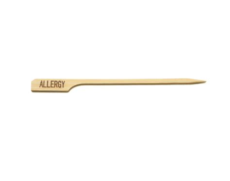 Allergy Bamboo Paddle Pick Cm Pack Of Csd