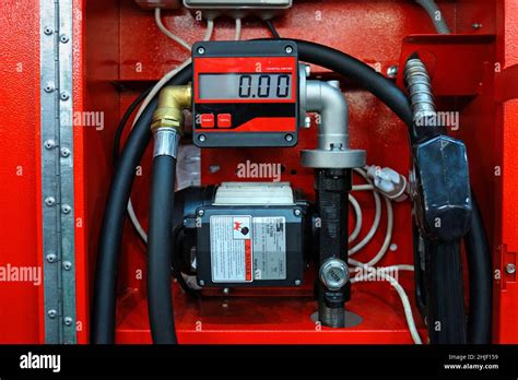 Mini Gas Station Ready For Work Gun Stock Photo Alamy