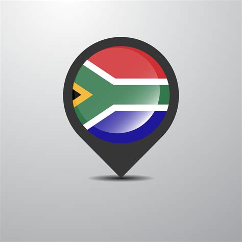 South Africa Map Pin 14228483 Vector Art At Vecteezy