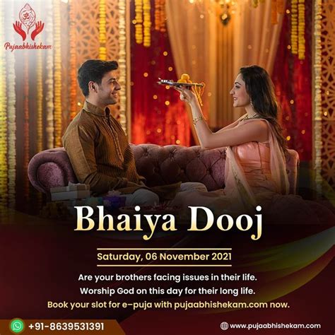 Bhai Dooj Bhaubeej Bhai Tika Is A Festival Celebrated By Hindus On